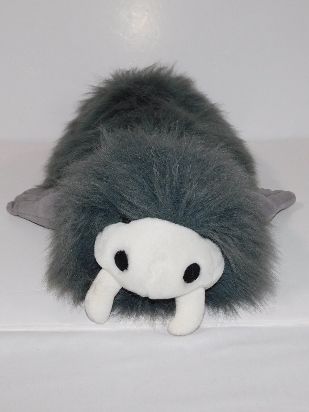 VTG Ganz Googles 22" Gray White Plush Walrus Fluffy Floppy Stuffed 1988